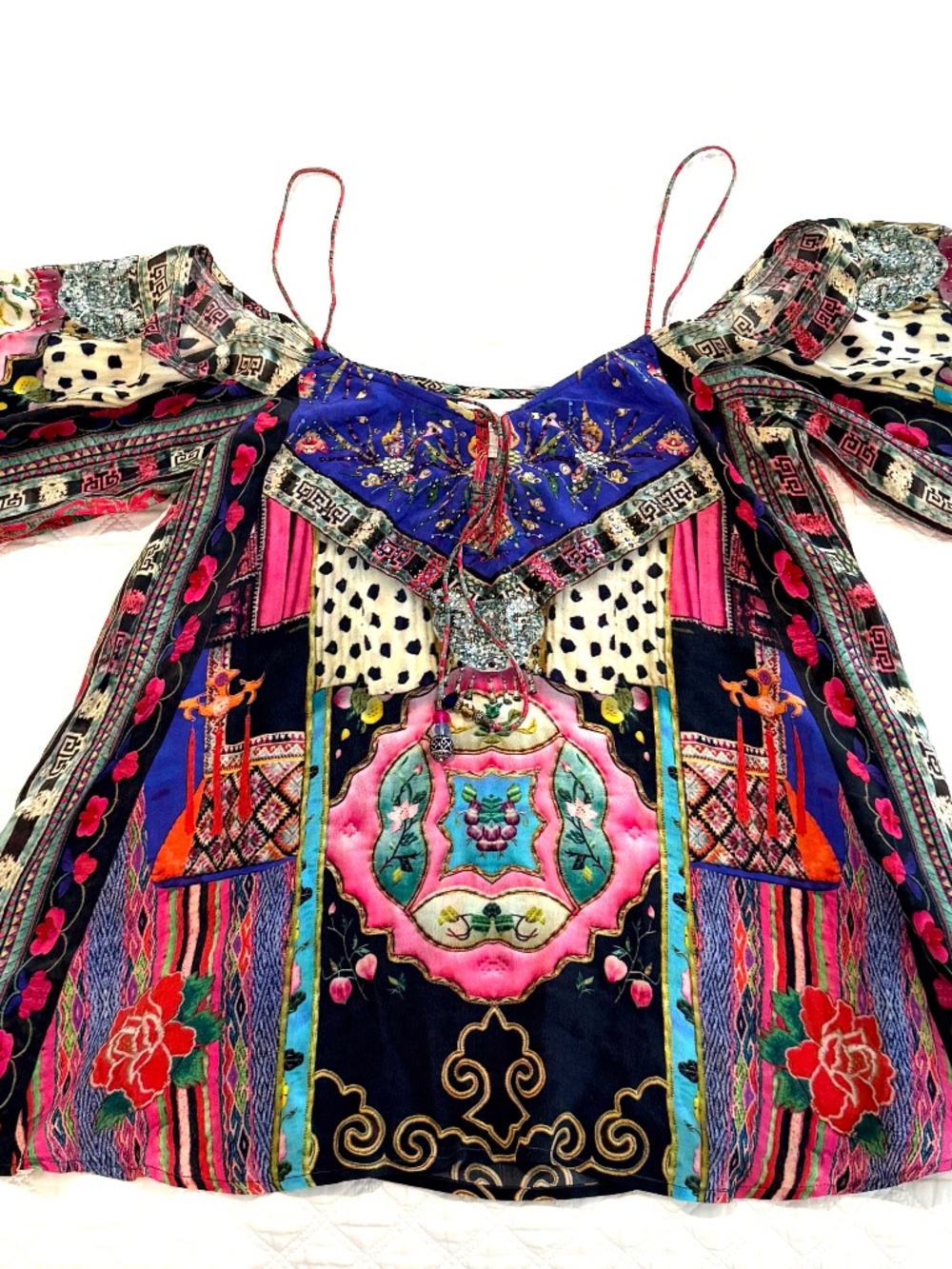 Camilla Drop Shoulder Blouse Size Medium